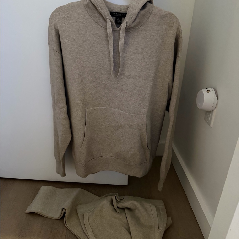 Banana Republic Taupe Hoodie and Joggers Set